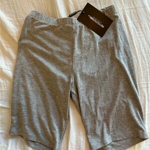 Pretty Little Thing Grey Biker Shorts